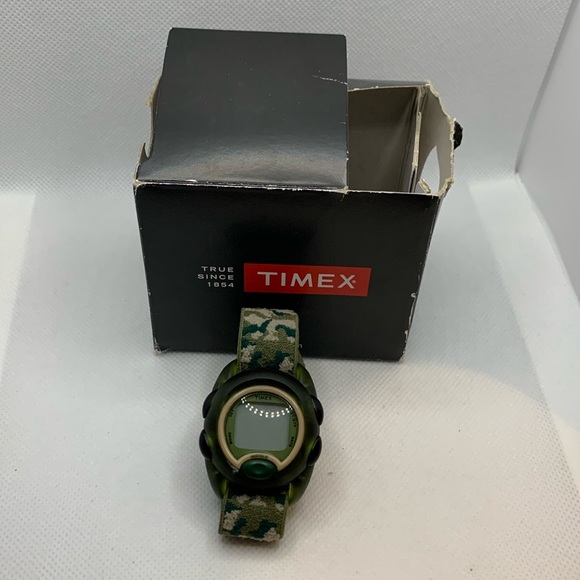 Timex | Accessories | Timex Time Machine Digital Camo Strap Watch Kids ...